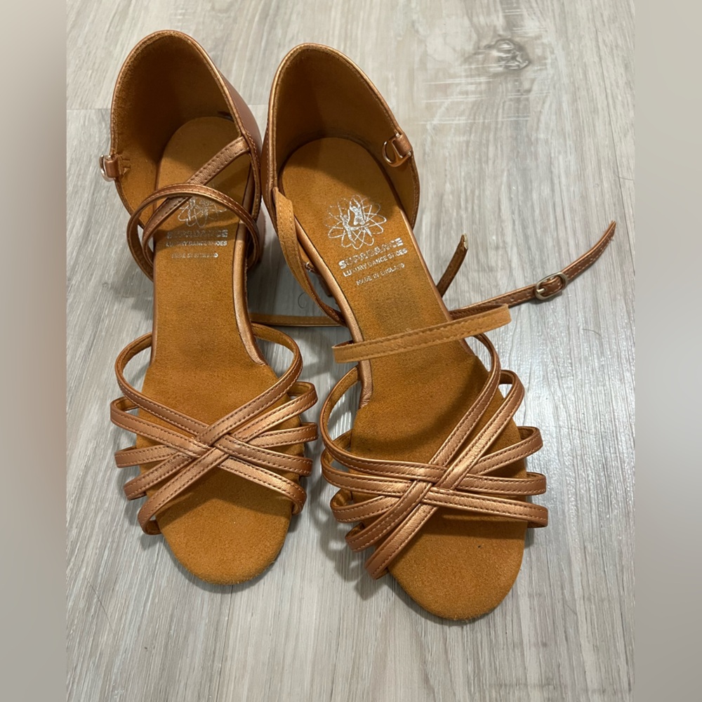 Supadance Ballroom Practice Shoes Sandals Size 5 wide